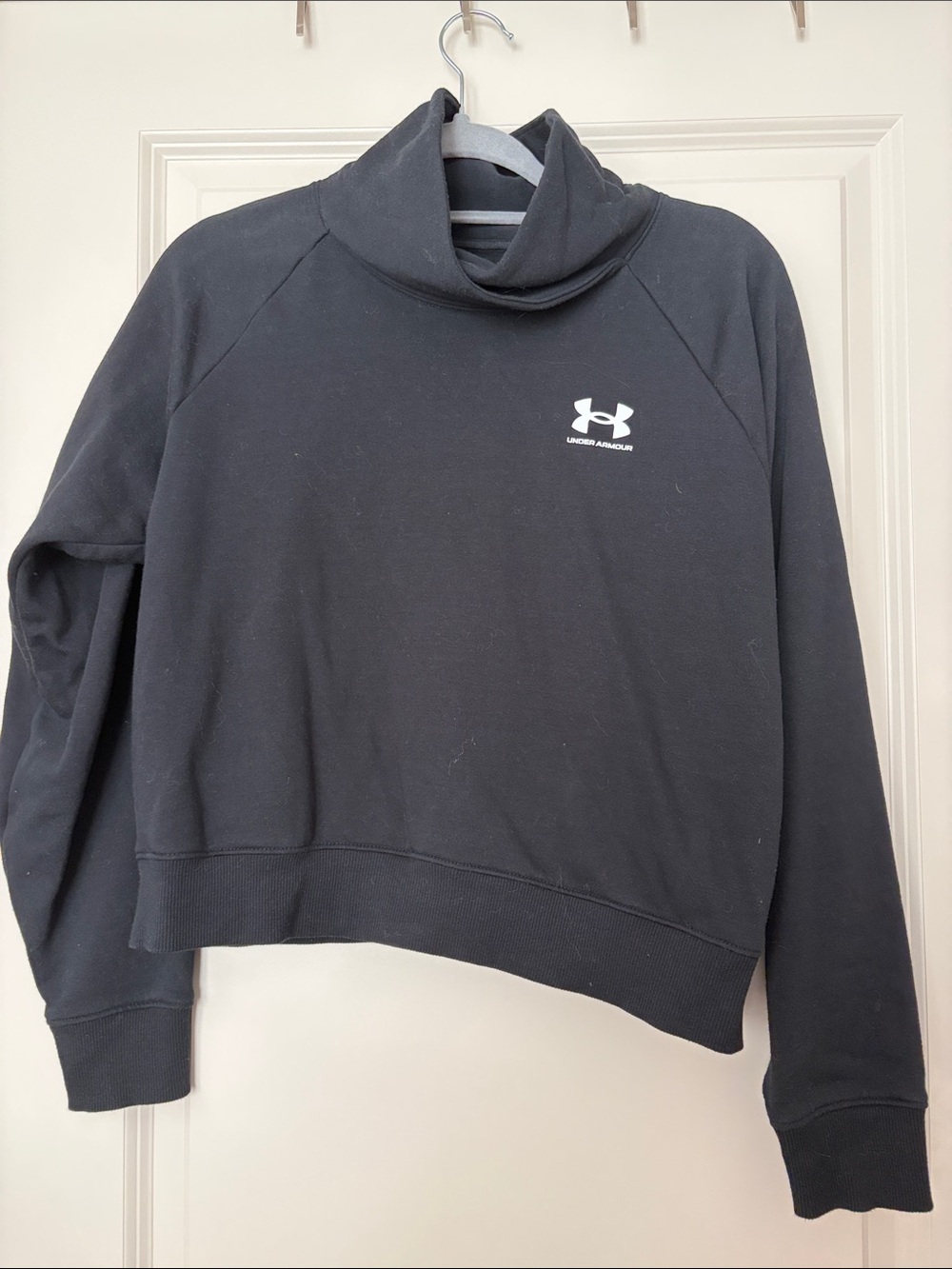 Under Armour Black Funnel Neck Pullover Sweater